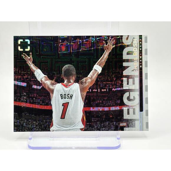 2024-25 Panini Photogenic Chris Bosh Legends Maze Parallel 23/25 SP Miami Heat - Picture 1 of 2